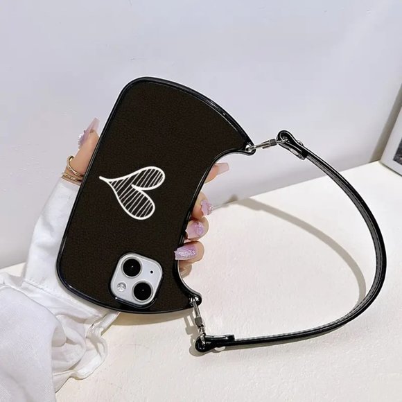 NWT Black Handbag Design Phone Protective Case For IPhone14 - Picture 3 of 3